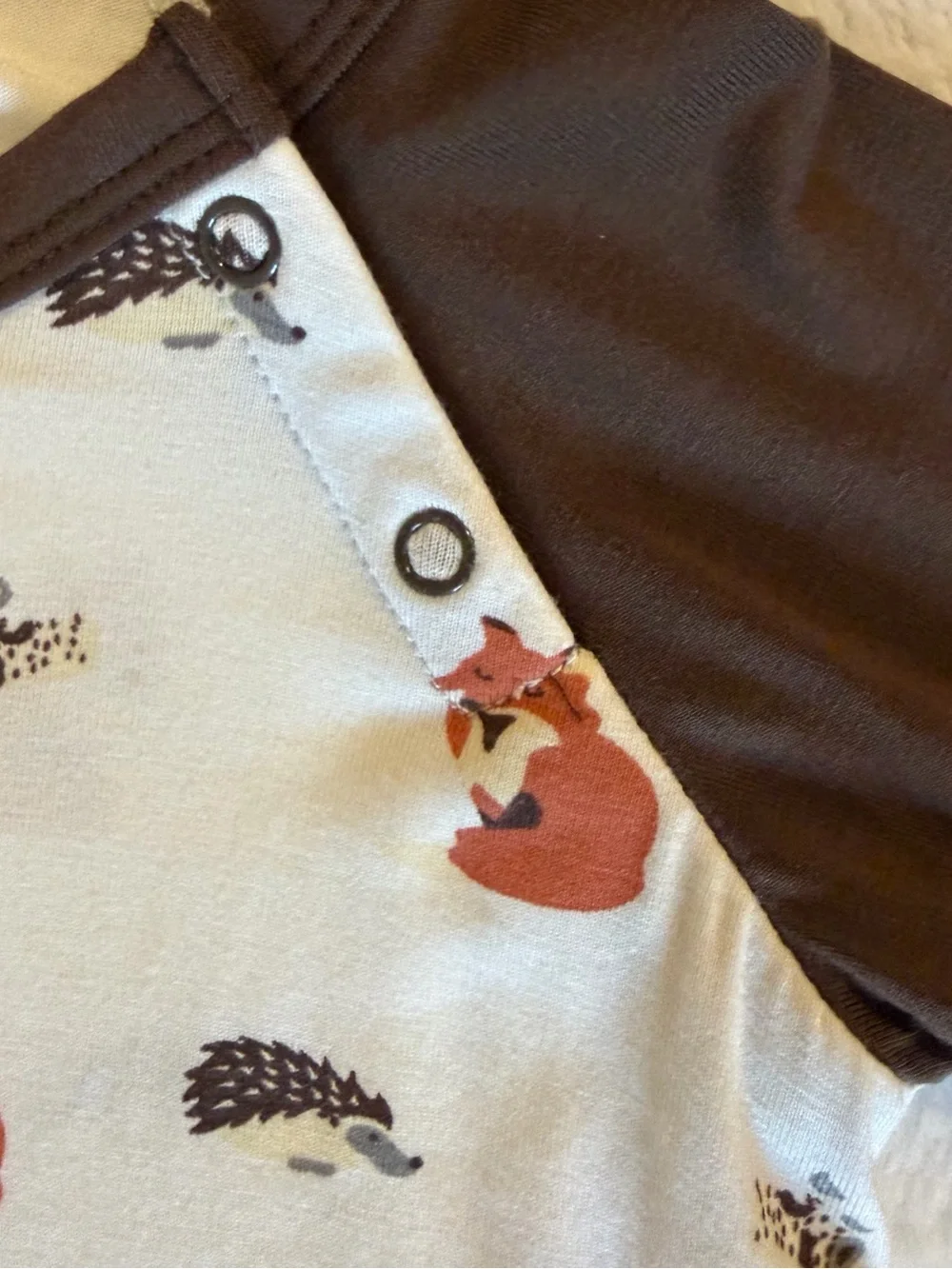 ✨NWT ✨ Kyte Baby Sienna Woodland Fox Print Long-Sleeve Longall - 3T